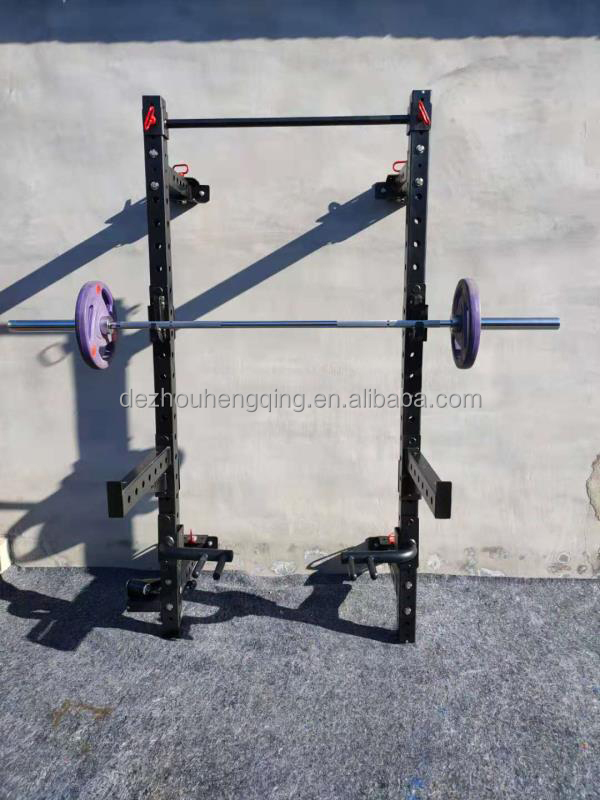 Home Gym fitness equipment Adjustable outdoor squat rack wall folding racks