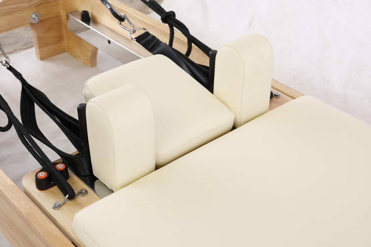 Home Studio Bodybuilding Wood Five Pieces Gym Reformer Pilates Commercial Fitness Equipment