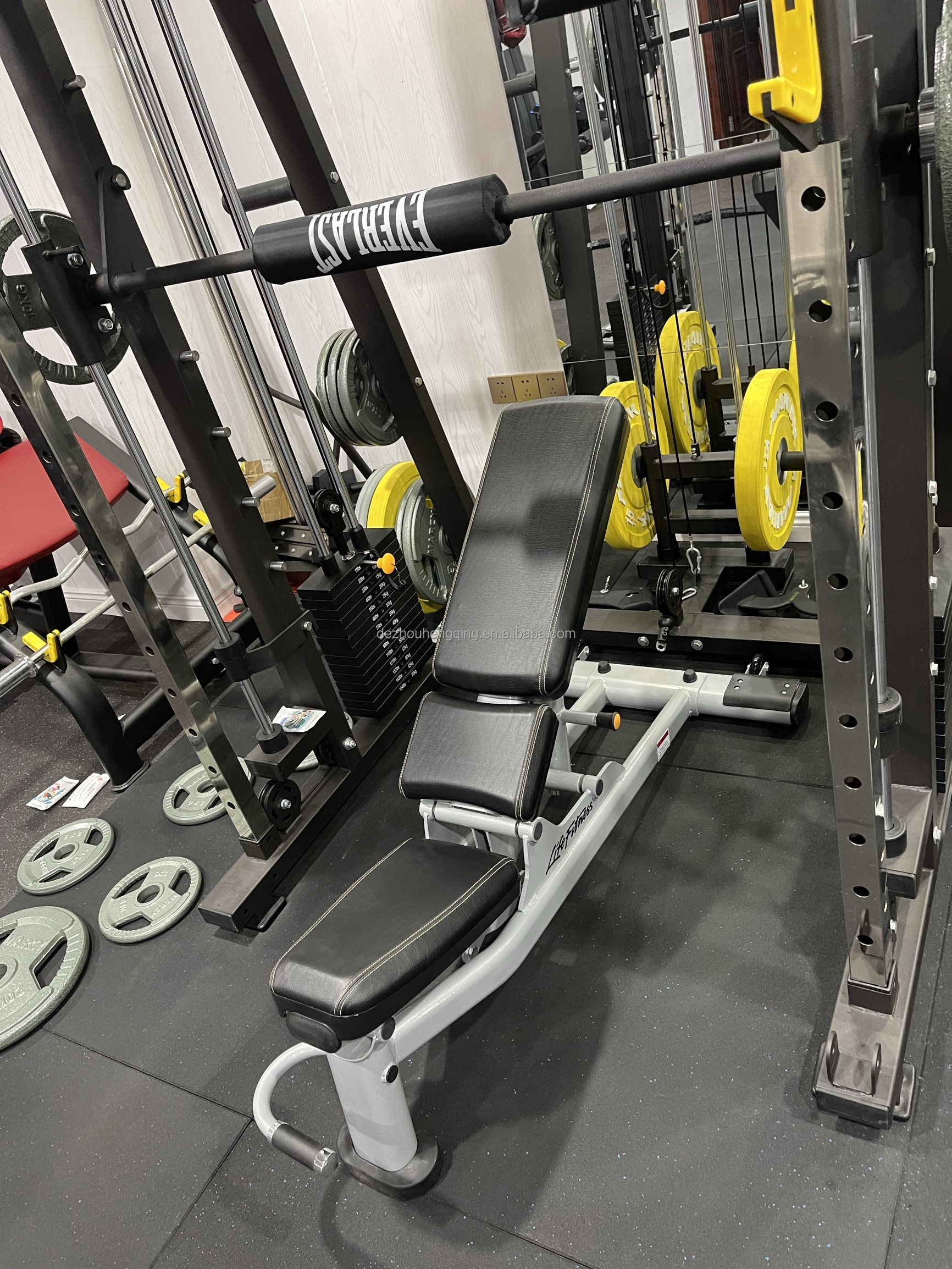 Dezhou Factory Commercial Strength Equipment Strength Training Olymp Bench Weight Storage Gym Machines