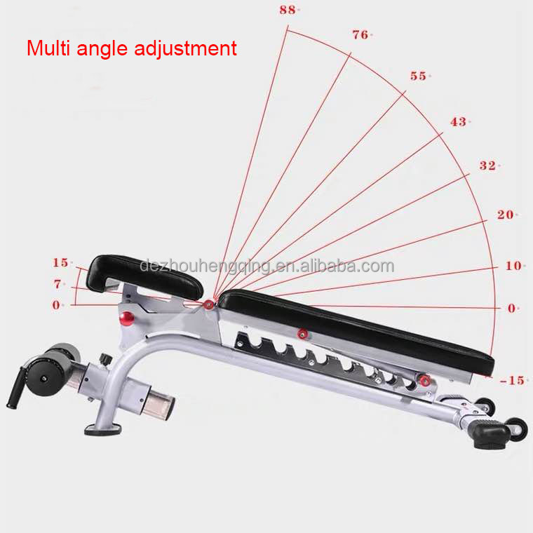 Multi Gym Bench 3 in 1 Adjustable Bench Commercial Home Use Weight Lifting Equipment