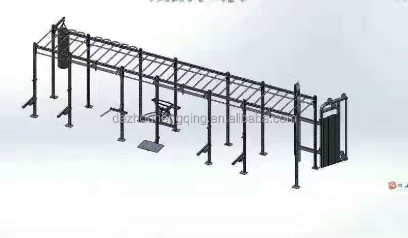 Multi Functional Gym Fitness Wall Mounted Single Free Standing Rigs CF Racks Equipment