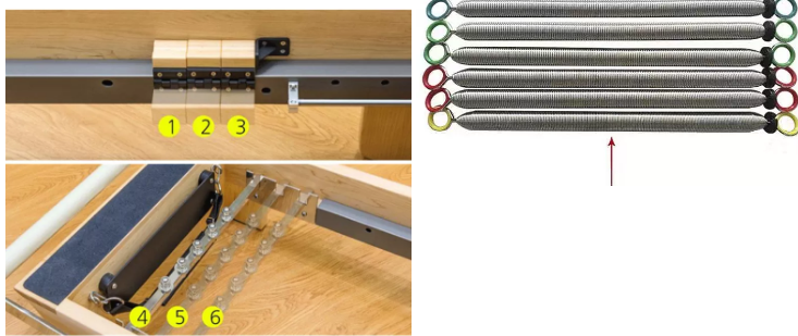 Customized Home Commercial  Gym Studio Logo Maple Wood Yoga Springs Bed Pilates Reformer