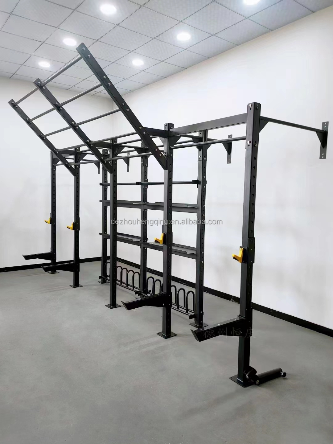 Multi Functional Gym Fitness Wall Mounted Single Free Standing Rigs CF Racks Equipment