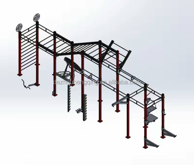 Multi Functional Gym Fitness Wall Mounted Single Free Standing Rigs CF Racks Equipment