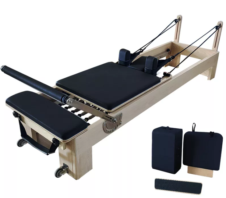 Customized Home Commercial  Gym Studio Logo Maple Wood Yoga Springs Bed Pilates Reformer