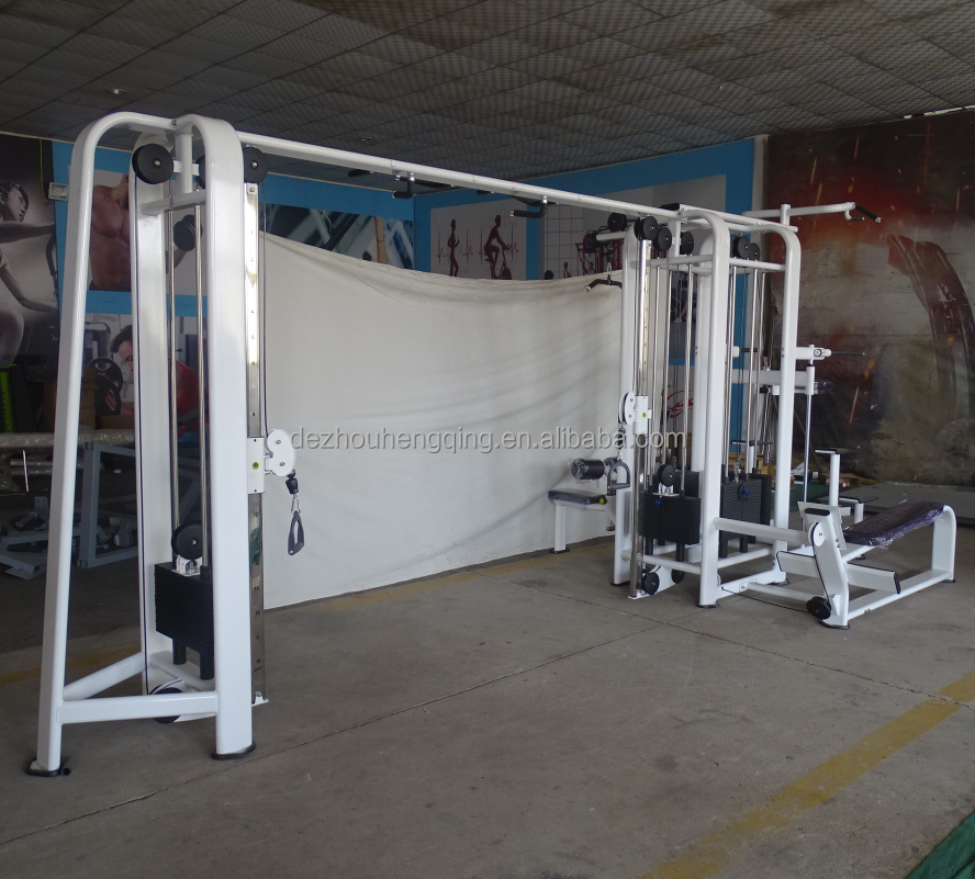 Good Design 5 station Multi Gym Strength Training Machines Crossover Cable Jungle Exercise Equipment