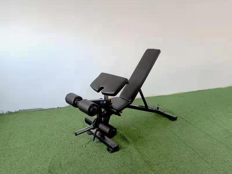 High quality multi functional biceps leg curl leg extension adjustable bench gym fitness equipment home semi commercial